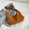 Bolsa Cruzada de Nylon de Color Sólido para Comercio Exterior Transfronterizo Gran Capacidad Plegada Bolsa de Viaje Moda Casual Hombro Bolsa Dumpling