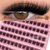 Pestañas Postizas Amazon T50 Transfronterizas Tiktok Gruesas Temu Fábrica de Comercio Exterior Shein Herramientas para Pestañas Más Vendidas