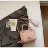 Bolso pequeño de alta gama para mujer, novedad de 2025, bolso bandolera informal combinable, bolso de cubo portátil para ir al trabajo al estilo coreano.