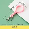 Accesorios para joyería DIY llavero de muñeca materiales hechos a mano colgante plástico acrílico cierre de langosta gancho de langosta para colgar