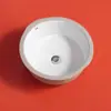 Lavabo cuadrado redondo empotrado bajo encimera tamaño doméstico hotel apartamento lavabo balcón lavabo cerámico