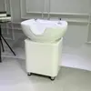 Cama de Shampoo Vertical para Salões de Beleza, Lavatório de Shampoo Sentado, Pia de Água, Bacia de Água, Base de Pedestal, Pia de Água para Centro de Cuidados Capilares