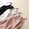 Gangazo: Camisola de lino de alta calidad para mujer, holgada y ligera, top sin mangas de algodón y lino con cuello en V