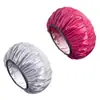 Gorro de ducha impermeable para mujer, elegante y atractivo, adecuado para usar en la ducha y la cocina, a prueba de aceite, de doble capa, engrosado, para uso doméstico