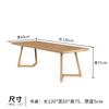 Escritorio Grande de Estudio Nórdico de Madera Maciza para el Hogar, Sencillo Escritorio de Oficina para Computadora y Combinación de Silla, Banco de Trabajo de Pared para Estudiar