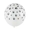 Balão de Látex com Estampa de Animal Tema Selva Novo Cruzamento Balão com Estampa de Gipsofila Conjunto de Balões para Festa de Revelação de Gênero