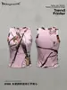 Secado al aire libre Nuevo Verano Americano de Moda Marca Callejera 315g Chaleco Deportivo Holgado Camuflaje de Hojas para Mujer