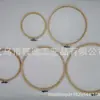 Anillo de bordado de bambú elástico ajustable de cuatro piezas punto de cruz manualidades de bambú juego de boda material de decoración bordado de bambú elástico