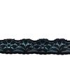 Encaje elástico encaje brocado flor de amoníaco ancho 2.4cm moda accesorios para lencería encaje ropa accesorios para bodas al por mayor