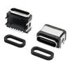 Conector Hembra Tipo-C 6P Impermeable, Montado en Placa, Montaje Superficial Smt Horizontal Conector de Cuatro Pines