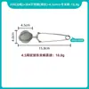 Colador de Té de Acero Inoxidable 304 con Mango de Clip, Cadena Colgante Larga con Forma de Corazón, Drenaje de Té, Oficina, Venta al por Mayor, Entrega 48H