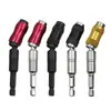 Extensión de Barra Universal con Junta Cardán de Liberación Rápida Hexagonal para Taladro Eléctrico, Extensión Multiángulo, Mango Magnético Cambia-Dirección, Conector para Brocas