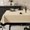 Mantel de Mesa de Comedor de Lujo Ligero y de Gama Alta, Impermeable, Resistente al Aceite, Lavable, Cubierta para Mesa de Café, Cubierta de Mesa Doméstica Resistente al Calor y a Altas Temperaturas