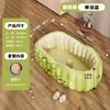 Tina de Baño Inflable para Bebé Jiashu Tamaño Grande para Bebés, Tina Plegable para Uso Doméstico en Interiores para Niños para Sentarse y Acostarse, Tina de Baño para Bebé