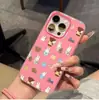 Compatível com capa de celular Apple 17ProMax, design de cobertura total com coelhos, ursos e trens fofos, capa protetora infantil para iPhone18 15