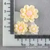 Pegamento Crema Pasador Flor de Camelia Girasol Flor Pequeña Accesorios para el Cabello DIY Materiales para Funda de Teléfono de Resina Accesorios DIY Venta al por Mayor