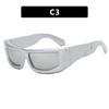 Nuevas gafas de sol deportivas Y2G transfronterizas 2023, gafas de sol de moda europeas y americanas, gafas de sol con un sentido de tecnología futurista simple.