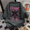 Camiseta de Manga Corta con Diseño de Estampado de Letras Hip-Hop Tendencia Nacional Verano Ins Estilo Pareja Oversize Estilo Universitario Top