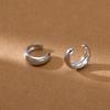 Pinzas para Orejas de Plata de Ley S925 para Mujeres Sin Perforaciones, Versátiles y Elegantes, Aretes Sencillos y Delicados, Pendientes Elegantes al por Mayor
