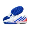 Zapatos de fútbol para hombre transpirables de caña baja transfronterizos para exteriores, zapatos de fútbol profesionales para césped AG con tacos largos para mujer para entrenamiento y competición