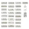 Accesorios de Joyería Dorada Retro de Bricolaje Más Vendidos Transfronterizos Colgante con Etiqueta de Texto Inspirador Material para Collares y Pulseras Colgante Decorativo