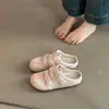 Chinelos Fechados Fofos Casuais Confortáveis Não Cansativos de Solado Grosso para Mulheres 2026 Verão Slip-On Antiderrapantes Preguiçosos Sapatos Mule