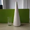 Bola de cono de espuma de dragón de polietileno, modelo de torre de macarrones, accesorios de arcilla ultraligera, material de decoración para árbol de Navidad DIY
