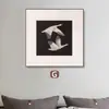 Pinturas Colgantes Color Crema Estilo Vintage, Arte Minimalista, Pinturas Colgantes de Nicho, Estilo Wabi-Sabi, Pinturas Decorativas de Alta Gama, Pinturas de Pie Personalizadas