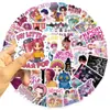 50 K-Pop Nuevos: Stickers Grupales de Chicos Cazadores Decorativos DIY para Taza de Agua Funda de Teléfono Móvil Impermeables Populares Transfronterizos