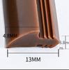 Suministro Directo de Fábrica Moldura de Vidrio de PVC, Moldura de Plástico y Vidrio para Puerta de Gabinete Armario, Moldura de Vidrio para Sellado de Bordes al por Mayor