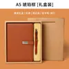 Conjunto de Caixa de Presente com Caderno A5 Transfronteiriço, Lembrança para Empresa, Caderno Espesso com Gravação Personalizada e Impressão de Logotipo Atacado