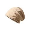 Chapéu Heap Feminino Outono e Inverno Simples All-match Big Head Wai Chapéu de Malha Moda All-match Bolsa Chapéu de Cabeça Moda Quente Frio Chapéu