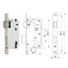 Cerradura magnética silenciosa de lujo, sencilla y accesible, serie Huayili 58, personalizada, para puertas de madera de interior, de fábrica