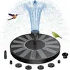 Fuente Solar Flotante para Exteriores de 16 cm, Bañera para Pájaros, Bomba de Fuente Flotante para Piscina, Jardín, Patio, Fuente de Paisaje Acuático, Luz