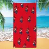 Toalla de playa Marvel Spider-Man de exportación transfronteriza, microfibra ultrafina, doble cara, absorbente, toalla de baño de playa de dibujos animados para niños