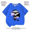 Ropa de Detective de Trasero Camiseta Infantil Manga Corta Genio Villano Trasero Yati Estampado de Dibujos Animados Tops para Niños y Niñas Tendencia t