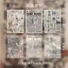 Série de fragmentos de papel, fundo de diário DIY vintage de material duplo, 30 folhas, adequado como prêmios para alunos do ensino fundamental
