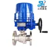 Válvula de esfera com flange elétrica I-TORK Q941F sol de sílica plataforma alta válvula de esfera de corte de vapor de alta temperatura válvula de esfera com flange