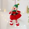 Decoración Navideña Ins Muñeco Elfo Lindo Colgante de Muñeco Decoración de Árbol de Navidad Colgante de Muñeco Venta al por Mayor