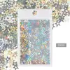 Amazon Polvo Gel Brillantina para Cara Cuerpo Lentejuela Mariposa Estrella de Cinco Puntas Arte de Uñas Lentejuela Resina Manualidades Relleno de Cáñamo Flujo