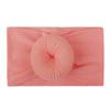 Accesorios para la Cabeza de Bebé 23 Colores Nylon Ancho Accesorios para el Cabello Infantiles Bola Redonda Suave Medias Diadema Ancha Turbante No Daña el Cabello Doble Cola de Caballo