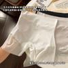 Bóxers para mujer con diseño sin costuras, Panties de seguridad dos en uno, Panties simples de talle alto, Entrepierna antibacteriana de algodón 10A para mujer