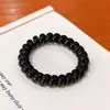 Elástico de Cabelo para Rabo de Cavalo Alto Novo Estilo 2026 Faixa de Cabelo Sem Costura Alta Elasticidade Elástico Preto Elástico de Cabelo Feminino com Acabamento de Luxo