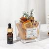 DIY Aromaterapia com Canela Casa Ampliação Copo Quarto Fragrância Óleo Essencial Enfeites Pinha Sabor Limão Aromaterapia Atacado