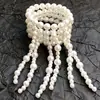 Pulsera Minimalista de Borla de Perlas Multicapa para Mujer, Diseño de Nicho Moderno y a la Moda, Joyería de Pulsera de Lujo Ligero