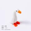 Mobiliario Creativo Japonés para el Hogar Artesanías de Vidrio Adornos Pequeños de Animales Lindos Adornos de Escritorio de Patito Pequeño Oficina