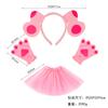 Suministro transfronterizo directo de fábrica, nueva diadema con orejas de cachorro, traje para niños, diadema de animal, accesorios creativos, tocado