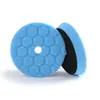 Fornecedor de Fabricante Fornece Esponjas Polimento e Cera para Beleza Automotiva, Rodas de Esponja Chanfradas Padrão Bola de Futebol Hexagonal com Design de Diamante para Máquina Daga
