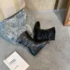 Primeiro Encontro Temporada Estilo Coreano Bico Redondo Fivela Botas de Cano Médio Moda Inverno Feminina Botas Emagrecedoras Elegantes 2026 Botas de Cano Curto