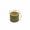 Soporte para Taza de Té de Bambú Moderno Simple Platillo Tubo de Bambú Plato de Dos Secciones Venta al por Mayor